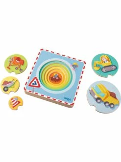 Spielzeug Haba 301648 Holz-Lagenpuzzle Baustelle Günstig Kaufen