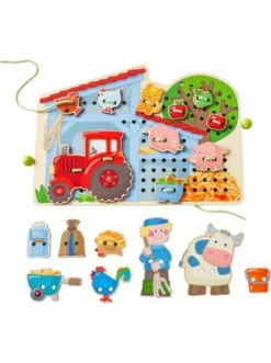Spielzeug Haba 305289 Fädelspiel Bauernhof Günstig Kaufen -Haba Shop haba 305289 fadelspiel bauernhof 1