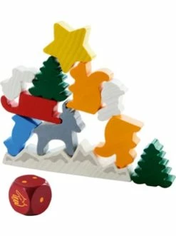 Spielzeug Haba 305525 Tier Auf Tier - Das Weihnachtliche Stapelspiel Günstig Kaufen -Haba Shop haba 305525 tier auf tier das weihnachtliche stapelspiel 1