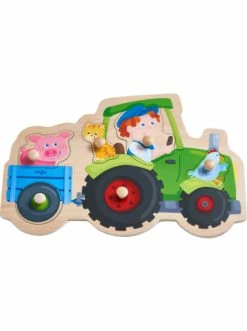 Spielzeug Haba 305550 Greifpuzzle Lustige Traktorfahrt, 6 Teile Günstig Kaufen