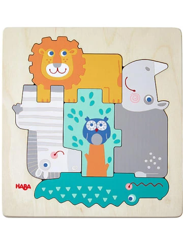 Spielzeug Haba 305710 Holzpuzzle - Tierisch Wild, 5 Teile Günstig Kaufen 4 Spielzeug Haba 305710 Holzpuzzle - Tierisch Wild, 5 Teile Günstig Kaufen – Bild 2