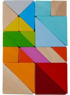 Spielzeug Haba 305777 Legespiel Bunter Tangram-Mix, 21-tlg. Günstig Kaufen