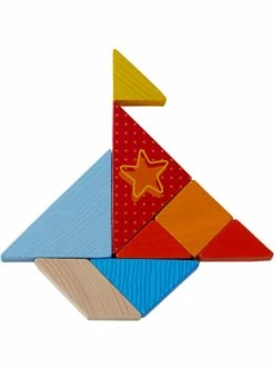 Spielzeug Haba 305777 Legespiel Bunter Tangram-Mix, 21-tlg. Günstig Kaufen -Haba Shop haba 305777 legespiel bunter tangram mix 21 tlg 4