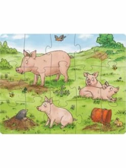 Spielzeug Haba 305884 Puzzles Bauernhoftierkinder - 12/15/18 Teile Günstig Kaufen -Haba Shop haba 305884 puzzles bauernhoftierkinder 12 15 18 teile 2