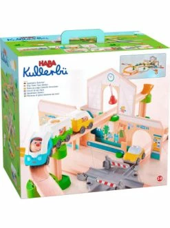 Spielzeug Haba 306745 Kullerbü – Spielbahn Bahnhof Günstig Kaufen -Haba Shop haba 306745 kullerbu spielbahn bahnhof 8