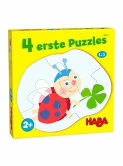 Spielzeug Haba 4 Erste Puzzles - Auf Der Wiese In Mehrfarbig Günstig Kaufen