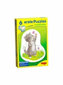 Spielzeug Haba 6 Erste Puzzles - Tierkinder In Mehrfarbig Günstig Kaufen