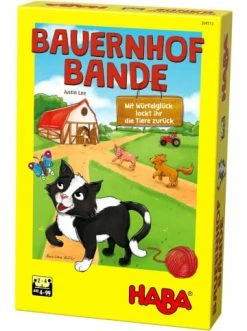 Spielzeug Haba Brettspiel 304513 - Bauernhof-Bande, Wuerfelspiel - Ab 4 Jahren Günstig Kaufen