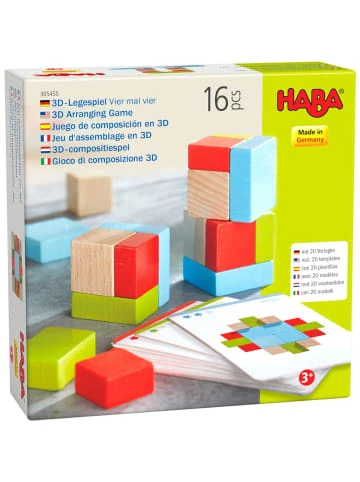Spielzeug Haba Brettspiel 305455 - 3D-Legespiel Vier Mal Vier - Ab 3 Jahren Günstig Kaufen 3 Spielzeug Haba Brettspiel 305455 - 3D-Legespiel Vier Mal Vier - Ab 3 Jahren Günstig Kaufen