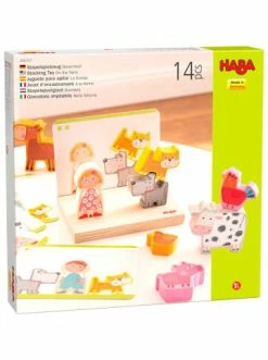 Haba Brettspiel 306707 - Stapelspielzeug Bauernhof - Ab 2 Jahren Günstig Kaufen