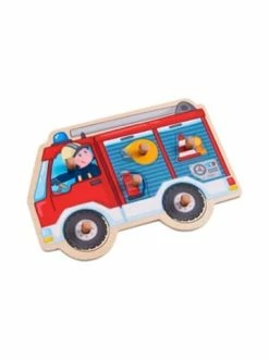 Spielzeug Haba Greifpuzzle Feuerwehrauto In Mehrfarbig Günstig Kaufen