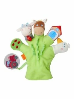 Spielzeug Haba Spielhandschuh Bauernhof In Grün Günstig Kaufen