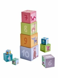 Haba Spielzeug 306546 - Stapelwuerfel Waldfreunde, Pappe - Ab 1 Jahren Günstig Kaufen