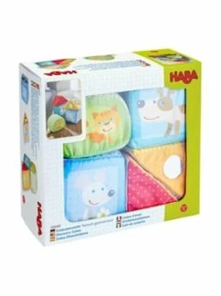 Spielzeug Haba Stoff- Entdeckerwürfel Tierisch Geometrisch In Mehrfarbig Günstig Kaufen -Haba Shop haba stoff entdeckerwurfel tierisch geometrisch in mehrfarbig 3